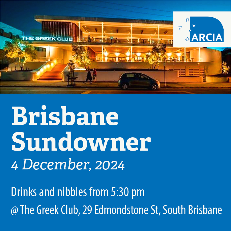 ARCIA Brisbane Sundowner